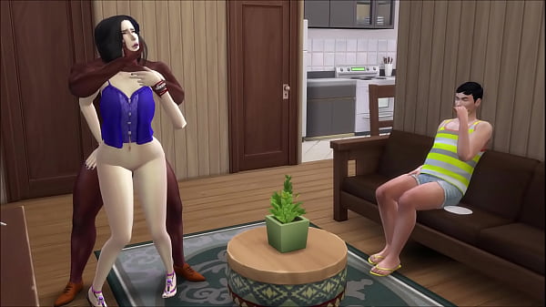 Image Cuckold watches his wife get fucked by a black man