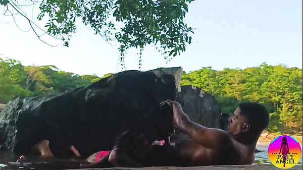 Image Trailer - Being fucked by her lover in the river in public and he came in my mouth
