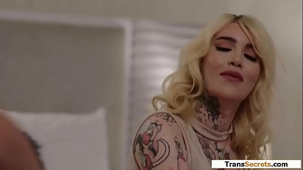 Image Bossy busty tgirl Gracie Jane anals guy