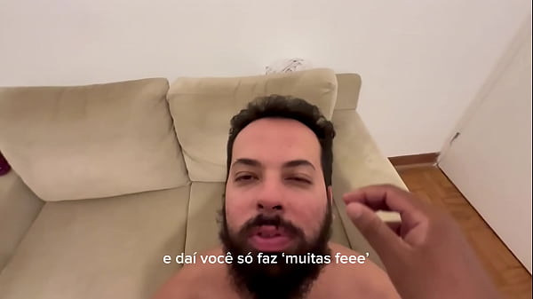 Image Homem barbudo chupa 41 paus -12&deg_ e 13&deg_ mamada - V&iacute_deo completo no RED