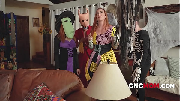 Image Stepmom Blindfolded And Freeused On Halloween By Her Stepsons & Stepdaughter