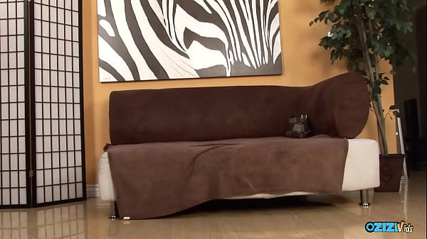 Image Blonde chick lets a black guy lick and drill her pussy on the couch