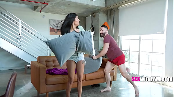 Image Pillow Fight With Latina Stepsis Gone Wrong