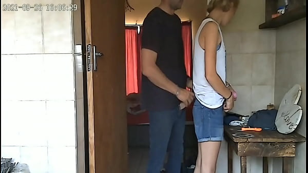 Image Spycam :Caught my husband cheating with the 18 year old girl next door