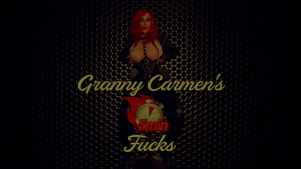 Image Granny Carmen's Harley Quinn fuck & orgasm