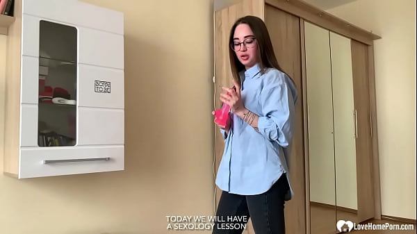 Image Sexy math tutor gets her pussy plowed