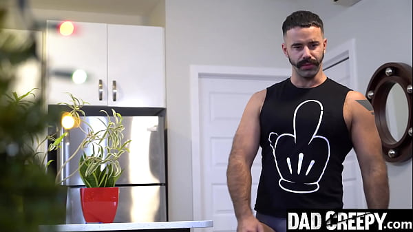 Image Daddy Preparing a Special Gift for His Stepson on Christmas - Dadcreepy