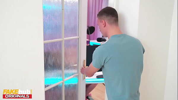 Image FAKEhub - College Cam Girl gets a Surprise when housemate sneaks in and fucks her in the ass