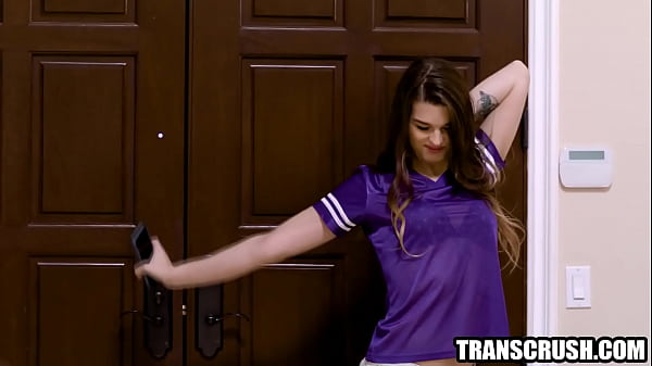 Image Trans lesbian couple having passionate sex