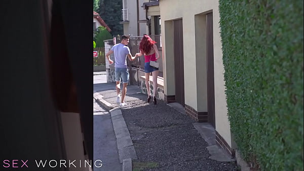 Image Petite redhead MILF hired by smell obsessed nerd for pussy licking and hardcore sex
