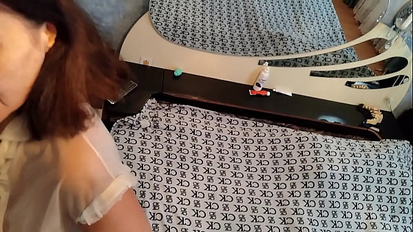 Image The stepson came to the whores, and his stepmom met him. Fucked in cowgirl (dirty talk, creampie, gaping anal)
