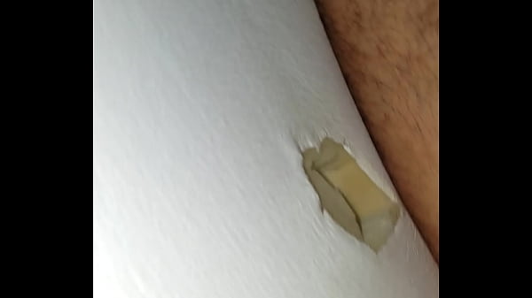 Image The hole in the mattress fucked up to ejaculation