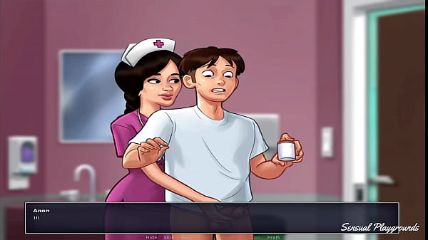 Image Summertime Saga | Horny nurse gives me the best blowjob of my life