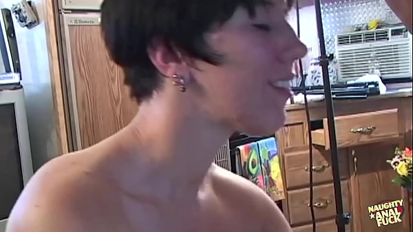 Image What other girls struggle with, this busty anal brunette does with no problems