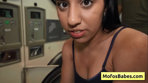 Image Cutie teen slut Nikki Mars with perfect nice round butt fucks huge dick at the laundromat