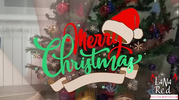 Image Redhead Girlfriend Handjob My Big Dick with Oil for Christmas Gift