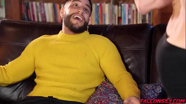 Image Passionate Cole eagerly devours Brock's tantalizing, uncensored manhood