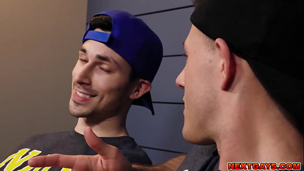 Image New additions to the fraternity Kane Fox and Ryder Owens play with their big cocks and ends up fucking each other