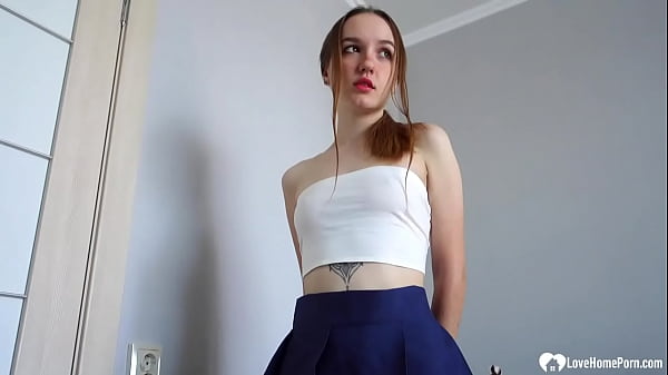 Image Amazing teen sucks cock before getting drilled