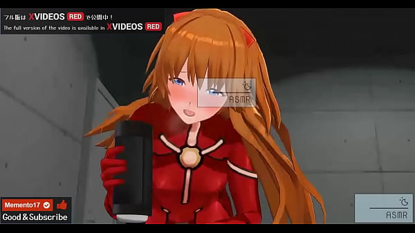 Image Uncensored Hentai animation Asuka Footjob and Jerk Off Instruction ASMR Earphones recommended.