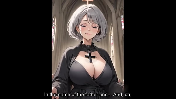 Image Young virgin boy have first time ever sex with older momy Nun in the church (AI-Hentai/Cartoon)