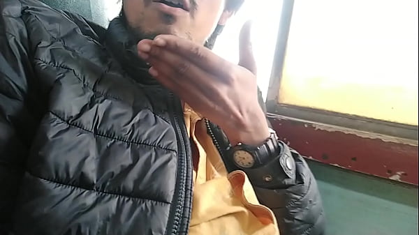 Image A Beautiful and Hot Masturbation While I Ride to a Train Moan Badly And Had Huge Cock Cum And Eat
