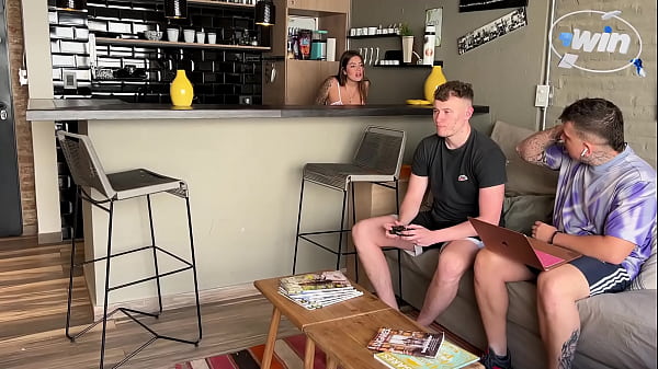 Image Married woman being unfaithful in front of her husband with a giant 24 cm cock - Sara Blonde - Cofla part 1