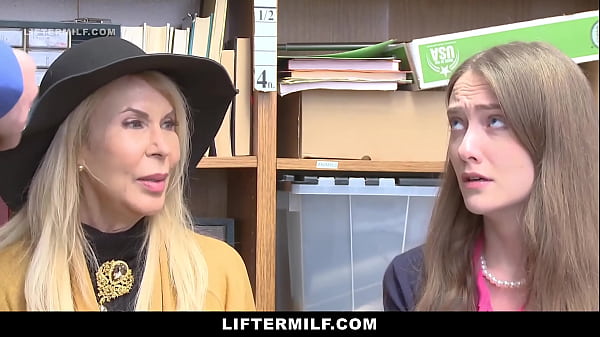 Image Samantha Hayes and Her Grandma Fucked in Security Office by Pervy Mall Guard - Liftermilf