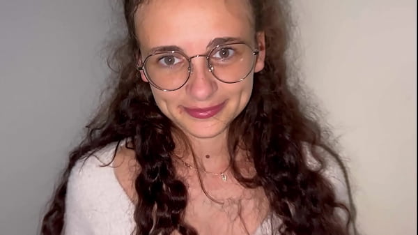 Image she sucked on me right in the doorway and I fucked her at home finishing on her glasses