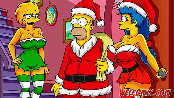 Image Christmas Present! Giving his wife as a gift to beggars! The Simptoons, Simpsons Hentai