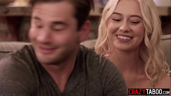 Image Hot blonde teen Haley Spades is jealous at her hot stepsister Skyler Storm