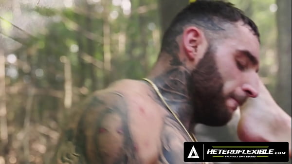 Image HETEROFLEXIBLE - Buds Skyy Knox & Tony D'Angelo Make Excuses To Jerk Off & Try Anal On Camping Trip