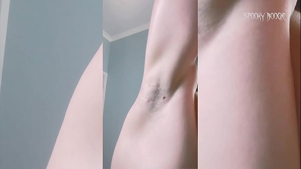 Image POV RolePlay: Cute stripper seduces you with hairy smelly armpits and stinky pink asshole