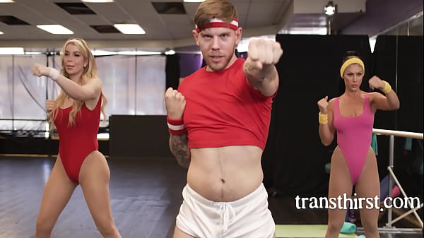Image Jumping Jacks And Jizzing On Tranny's Racks