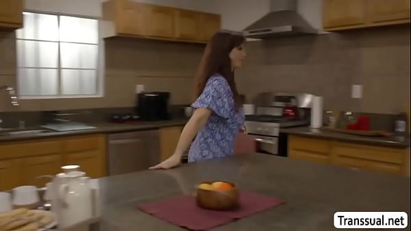 Image Horny MILF analed by stepsons TS girlfriend