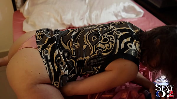 Image 1801(eos/ip) - FULL - French Amateur Slut, Clothed in a Black, White & Grey Satin Dress, Fuck, Pink Satin Panties, Fuck, Deepthroat, Ass to Mouth, SexToys