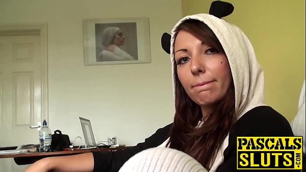 Image Sexy girl with natural tits gets her hot pussy destroyed