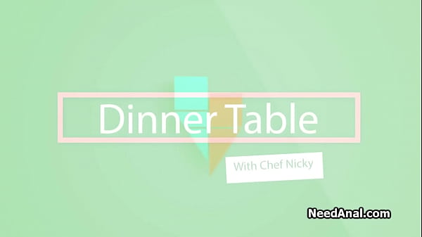 Image Oily dinner table anal with chef Nick