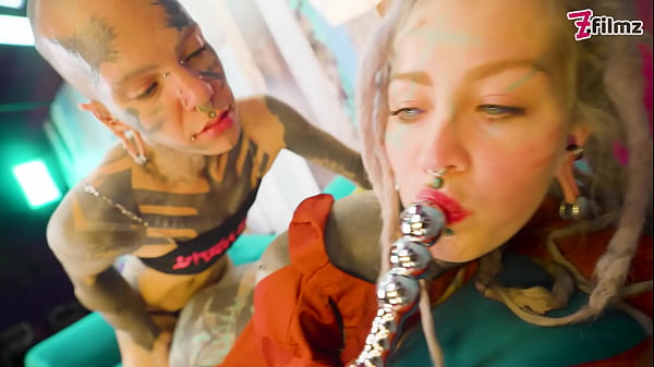 Image Heavily tattooed Anuskatzz Playing with alternative Nahlu pussy