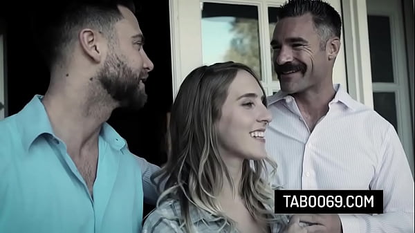 Image Sexy nympho Cadence Lux ends up fucking with a two random guys
