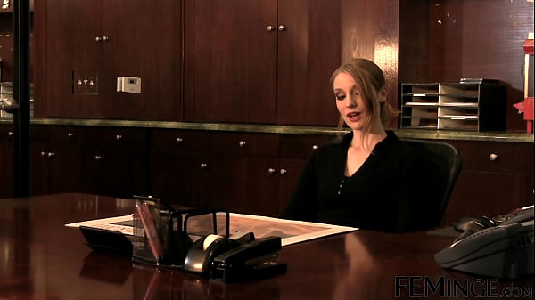Image FEMINGE 4K - Blonde Jobseeker Is Getting Her Pussy Licked