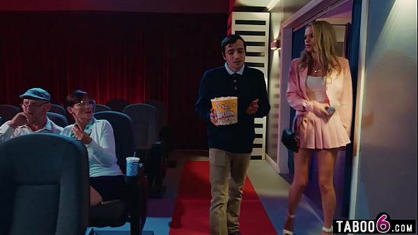 Image Movie theatre had teen couple fucking disburbing old people trying to watch
