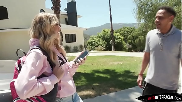 Image IntoInterracial.com - Sorority blonde fucked by big black cock