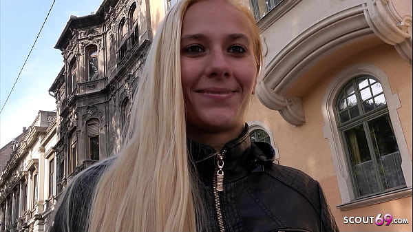 Image GERMAN SCOUT - Shy Teen Haley Hunter without Tattoos talk to First Casting Sex