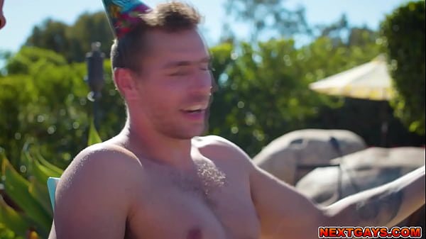 Image Roman Todd getting fucked hard by Carter Woods in bed on his birthday