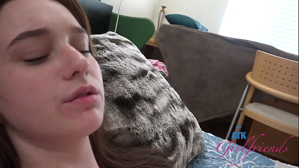 Image All natural girl next door stops over and rides cock and takes deep creampie Melanie Marie