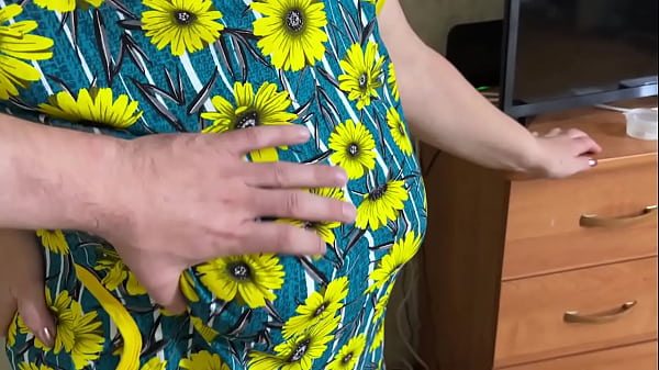 Image A big MILF wanted to do a blowjob and framed her ass for anal
