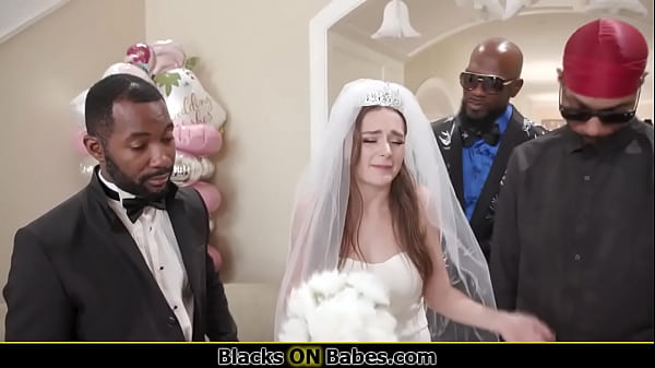 Image Bride gangbanged by grooms black friends