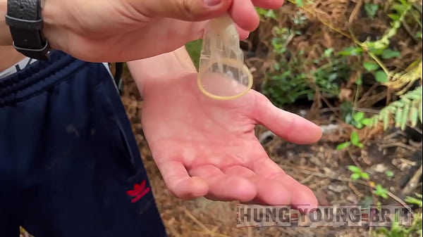 Image Anonymous Sperm left by complete strangers Picking up used condoms to drain N play with cum inside