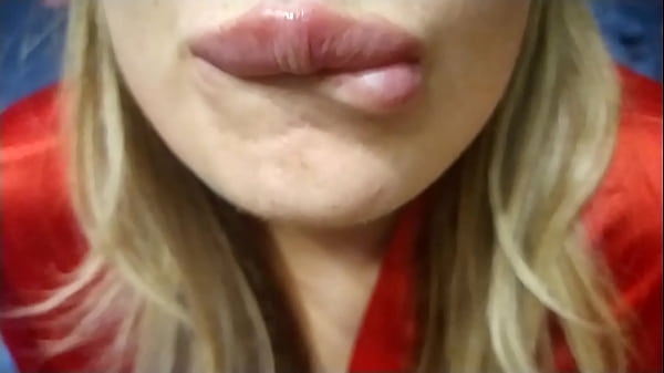 Image I smear my lips with lipstick, suck a dick and cum on my lips
